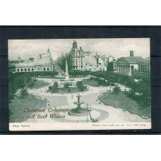 CIUDAD DE BUENOS AIRES ANTIGUA TARJETA POSTAL PLAZA DE MAYO